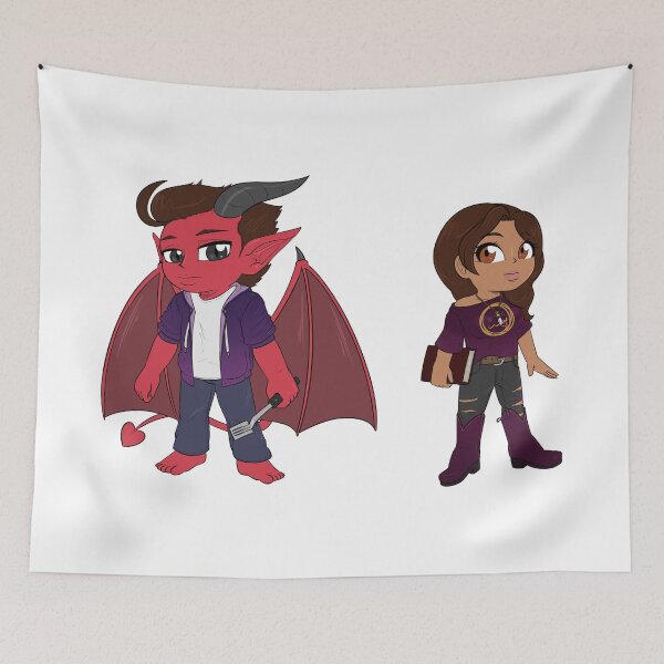 Item preview, Ellyria and Zane Chibi Character Art designed and sold by Escapism Entertainment LLC.