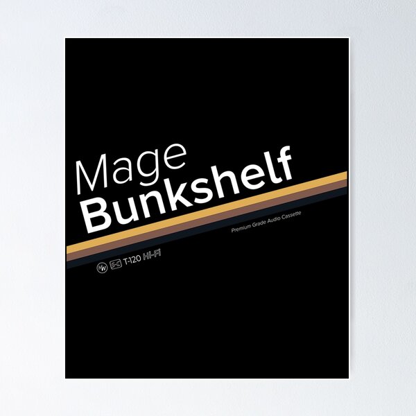 Item preview,  Mage Bunkshelf Vhs Style designed and sold by Louiseallet.