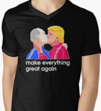 Funny Baby Trump Putin 2017 T Shirt Unisex Shirts Men's V-Neck T-Shirt