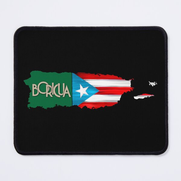 Item preview, Puerto Rico Flag Map Boricua designed and sold by SoLunAgua ..