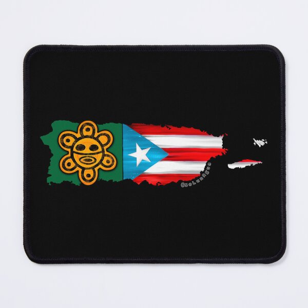 Item preview, El Sol Puerto Rico Flag Map Taino Sun Boricua designed and sold by SoLunAgua ..