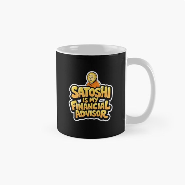 Item preview, Bitcoin Satoshi Is My Financial Advisor Graffiti Design designed and sold by RadDeck.