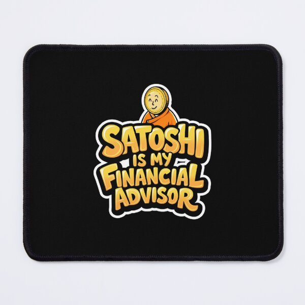 Item preview, Bitcoin Satoshi Is My Financial Advisor Graffiti Design designed and sold by RadDeck.