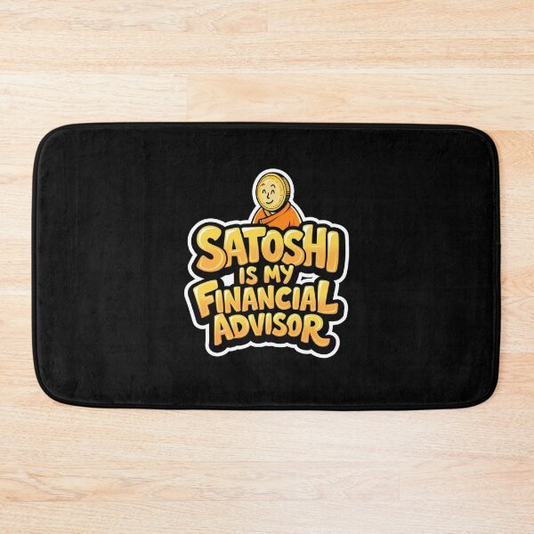 Item preview, Bitcoin Satoshi Is My Financial Advisor Graffiti Design designed and sold by RadDeck.