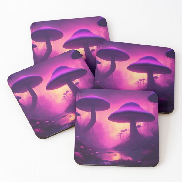 Item preview, Dark Fantasy Mushroom Forest designed and sold by AIcanvasDream.