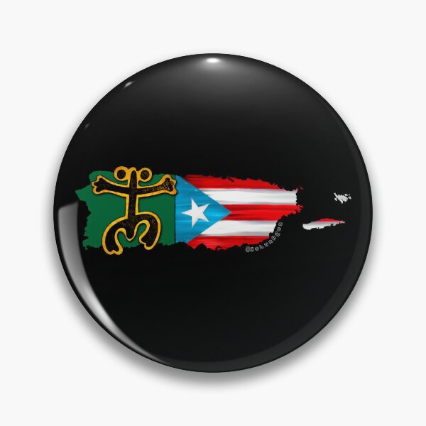 Item preview, El Coqui Puerto Rico Flag Map Taino Frog Symbol Boricua designed and sold by SoLunAgua ..