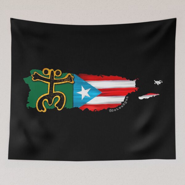 Item preview, El Coqui Puerto Rico Flag Map Taino Frog Symbol Boricua designed and sold by SoLunAgua ..