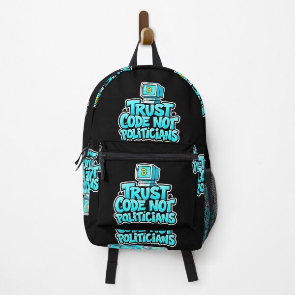 Item preview, Bitcoin Trust Code Not Politicians Graffiti Design designed and sold by RadDeck.