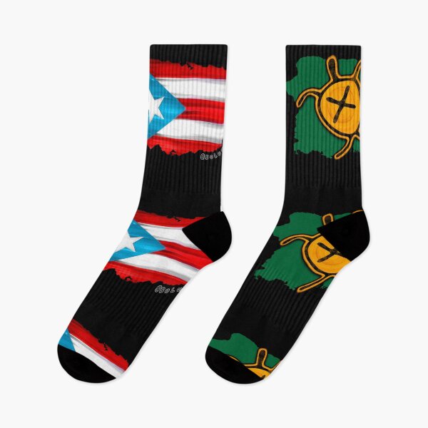 Item preview, El Carey Puerto Rico Flag Map Taino Turtle Symbol Boricua designed and sold by SoLunAgua ..