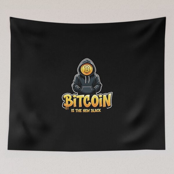 Item preview, Bitcoin Is The New Black Graffiti Design designed and sold by RadDeck.