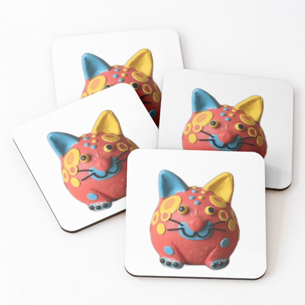 Item preview, Playful Red Clay Cat with Leopard Spots designed and sold by sharon1210.