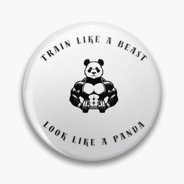 Item preview, Muscle Panda – Strong Gym Fitness Animal Design  designed and sold by Click2ship.