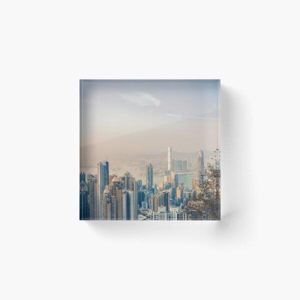 Aperçu de l'œuvre Coucher de soleil Hongkong créée et vendue par hraunphoto.