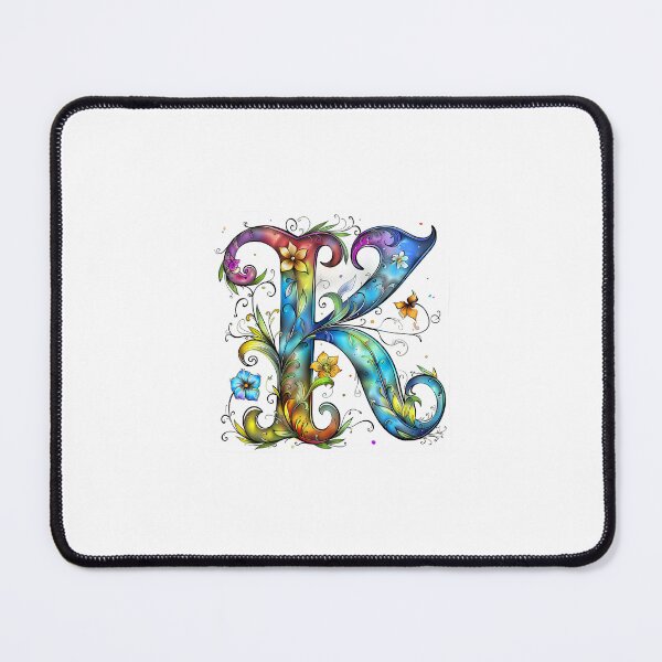 Item preview, Whimsical Monogram Letter K designed and sold by Boddicca.