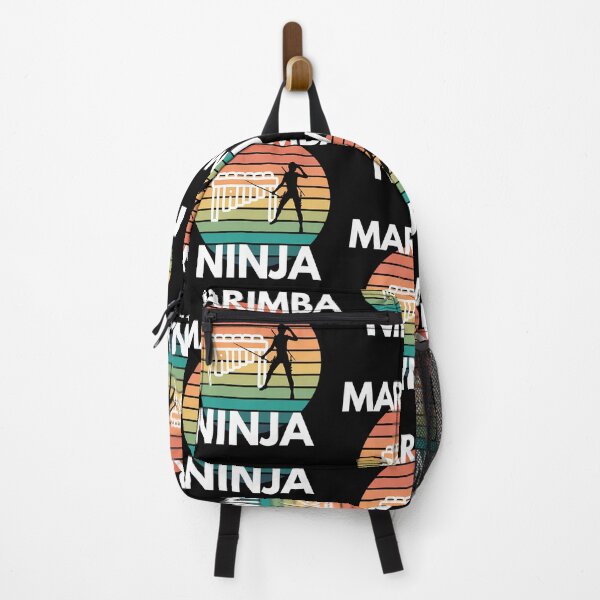 Item preview, Marimba Ninja Percussionist Musician Marching Band Humor designed and sold by ConsuelCarter.