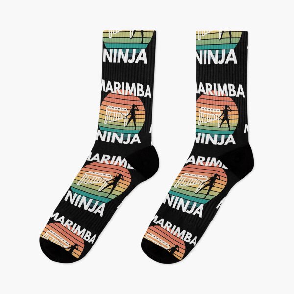 Item preview, Marimba Ninja Percussionist Musician Marching Band Humor designed and sold by ConsuelCarter.