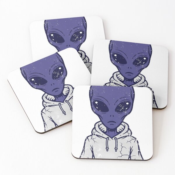 Artikelvorschau, Indigo Alien im Kapuzenpullover entworfen und verkauft von Too Kool Designing .