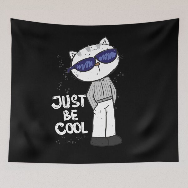 Item preview, Lazy Chubby Cat – Cute Cartoon Kitty Vibes designed and sold by STMEDIADESIGN.