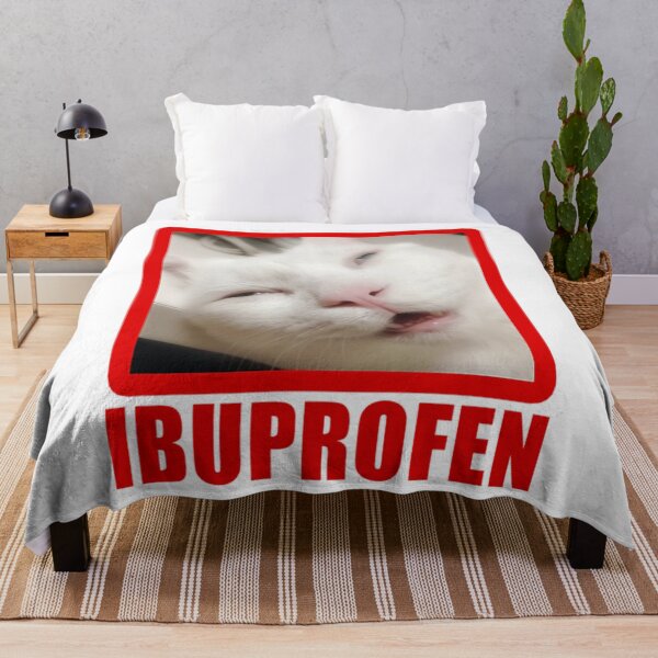Item preview, Ibuprofen Cat Meme designed and sold by MarcellaCarroll.