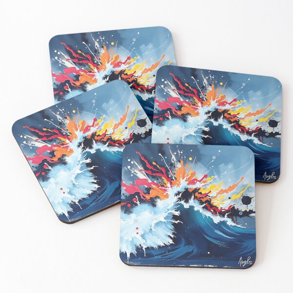Item preview, Dynamic Ocean Wave Art designed and sold by sharon1210.