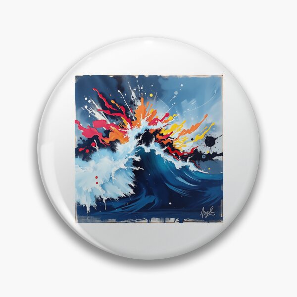 Item preview, Dynamic Ocean Wave Art designed and sold by sharon1210.