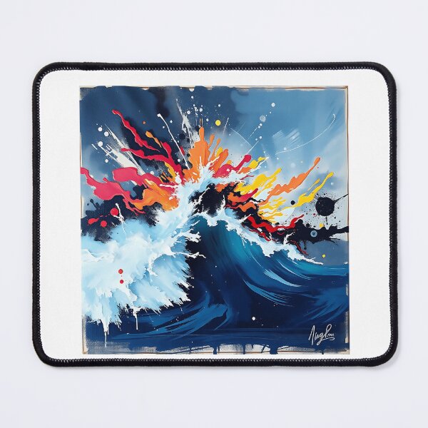 Item preview, Dynamic Ocean Wave Art designed and sold by sharon1210.