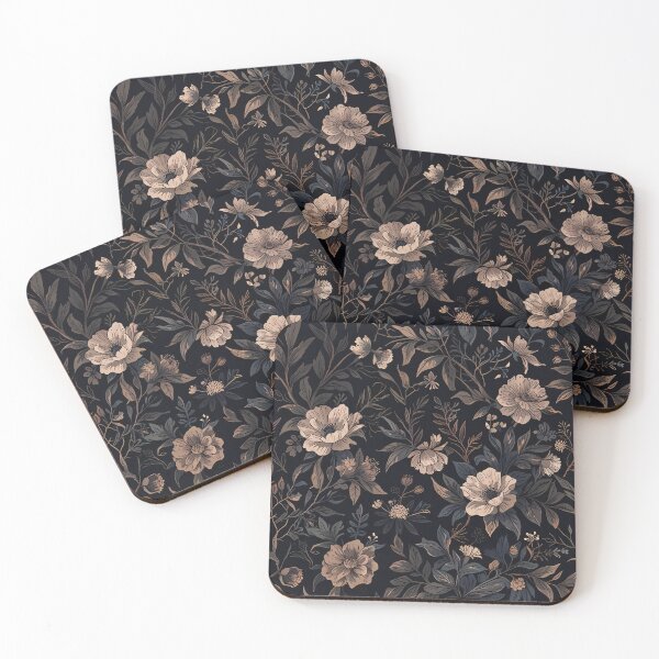 Item preview, Dark Floral Illustration designed and sold by CoolPixels.