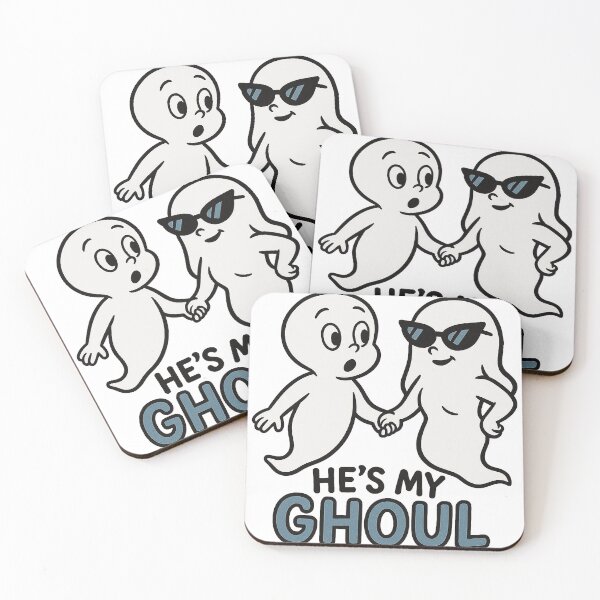 Item preview, Funny Halloween Shirts – He’s My Ghoul designed and sold by artbibun.