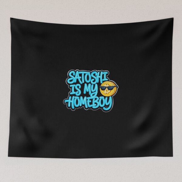 Item preview, Bitcoin Satoshi Is My Homeboy Graffiti Design designed and sold by RadDeck.