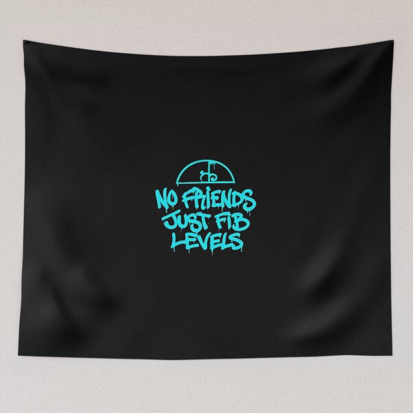 Item preview, Bitcoin No Friends Just Fib Levels Graffiti Design designed and sold by RadDeck.