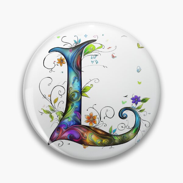 Item preview, Whimsical Monogram Letter L designed and sold by Boddicca.