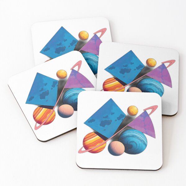 Item preview, Abstract Galaxy Triangular Planets designed and sold by sharon1210.