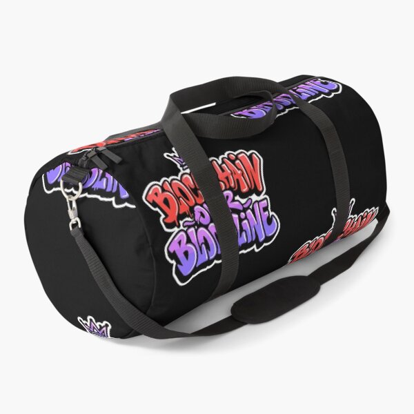 Item preview, Bitcoin Blockchain Over Bloodline Graffiti Design designed and sold by RadDeck.