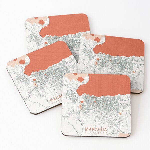 Item preview, Managua City Map of Nicaragua - Bohemian designed and sold by deMAP.