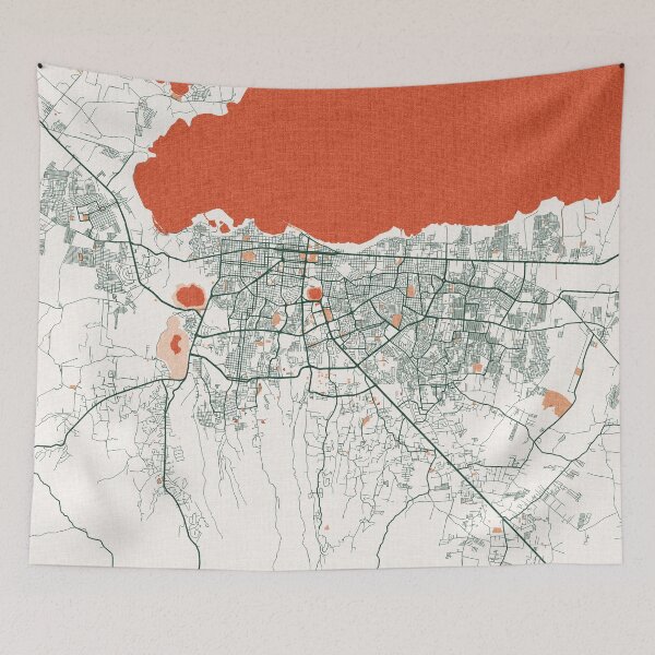 Item preview, Managua City Map of Nicaragua - Bohemian designed and sold by deMAP.