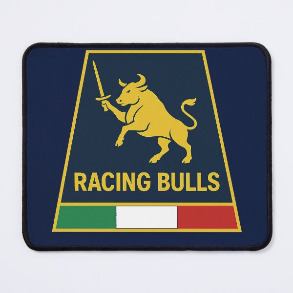Item preview, Racing Bulls Retro Emblem – Tribute to Minardi F1 Legacy designed and sold by Motor-Supplies.