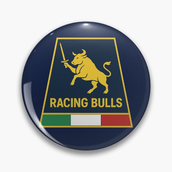 Item preview, Racing Bulls Retro Emblem – Tribute to Minardi F1 Legacy designed and sold by Motor-Supplies.