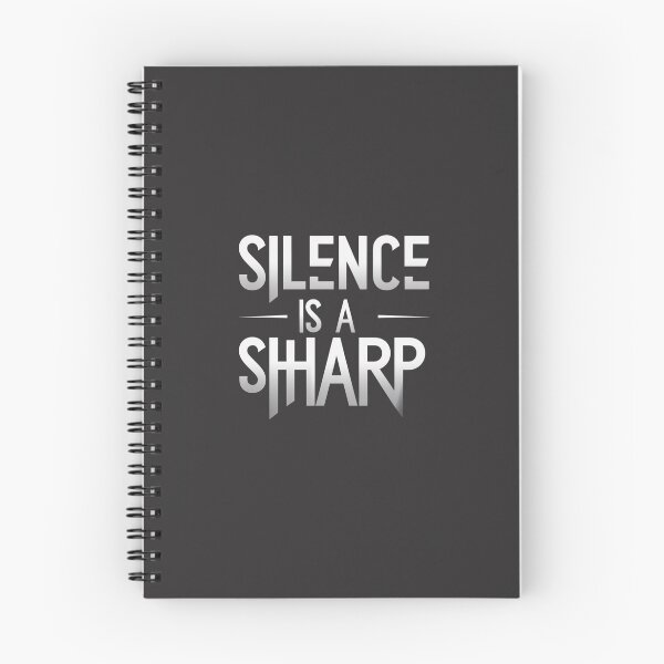 Item preview, Silence is a Sharp Reply – Minimalist Quote Design designed and sold by Irene Catchmind.