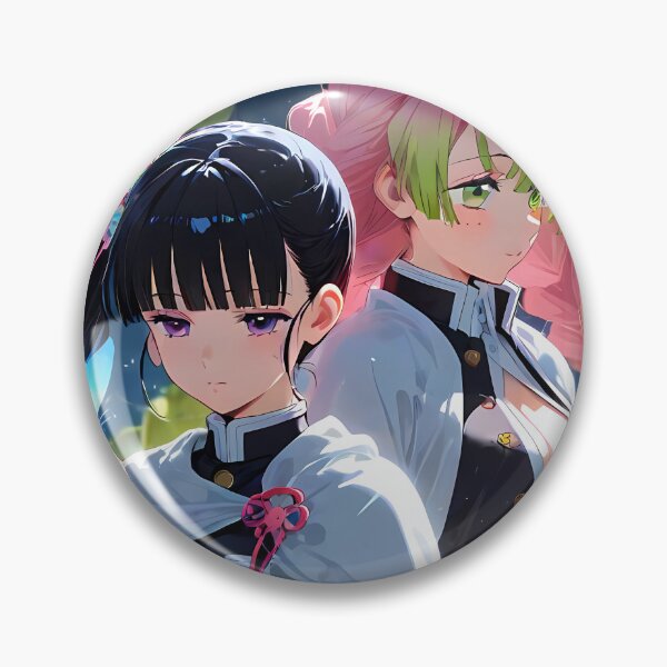 Item preview, Kanao Tsuyuri Demon Slayer Anime Girl Night Butterfly designed and sold by TorbenKuhano.