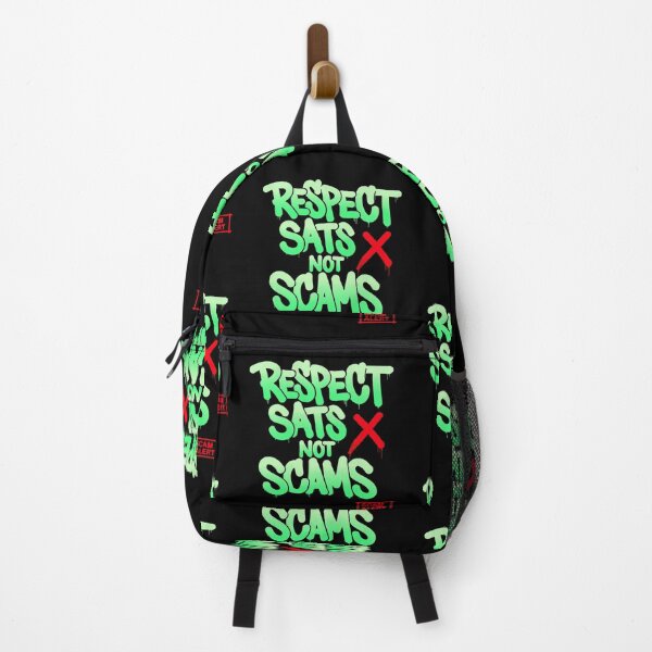 Item preview, Bitcoin Respect Sats Not Scams Graffiti Design designed and sold by RadDeck.