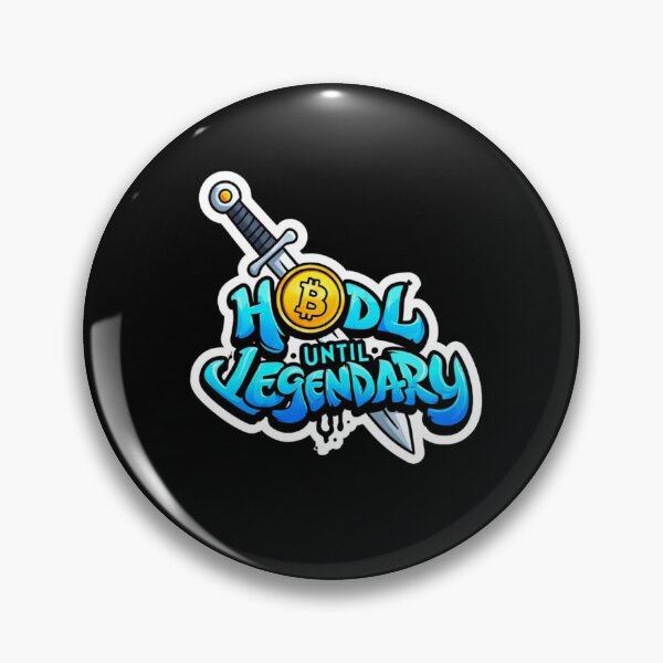 Item preview, Bitcoin Hodl Until Legendary Graffiti Design designed and sold by RadDeck.