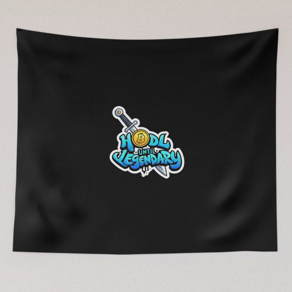 Item preview, Bitcoin Hodl Until Legendary Graffiti Design designed and sold by RadDeck.