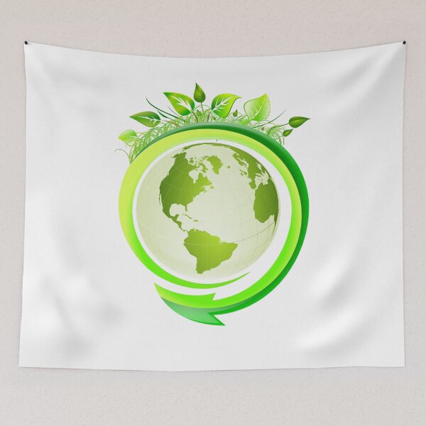Item preview, Earth Globe : World Ecology/Earth Day/Green World designed and sold by Printoweb.