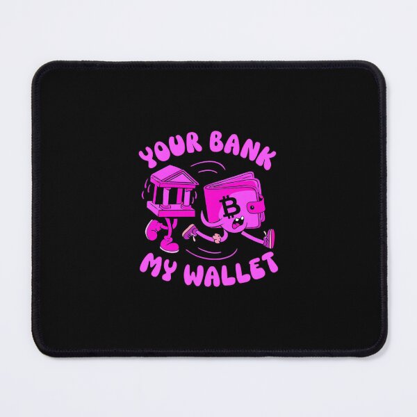 Item preview, Bitcoin Your Bank Fears My Wallet Graffiti Design designed and sold by RadDeck.