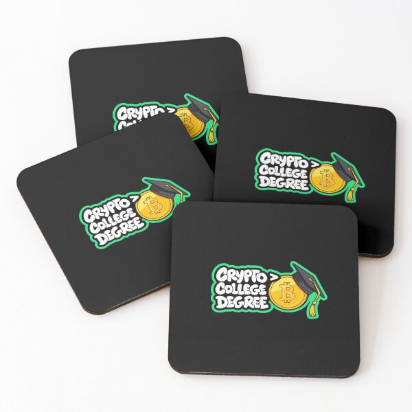 Item preview, Bitcoin Crypto Greater Than College Degree Graffiti Design designed and sold by RadDeck.