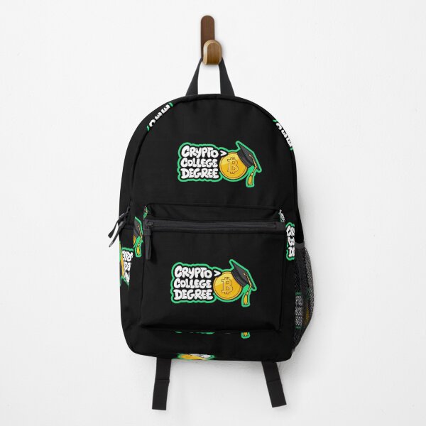 Item preview, Bitcoin Crypto Greater Than College Degree Graffiti Design designed and sold by RadDeck.