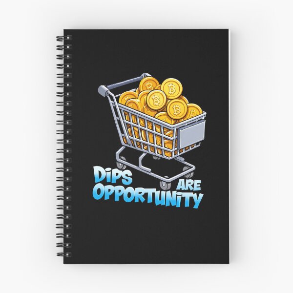 Item preview, Bitcoin Dips Are Opportunity Graffiti Design designed and sold by RadDeck.