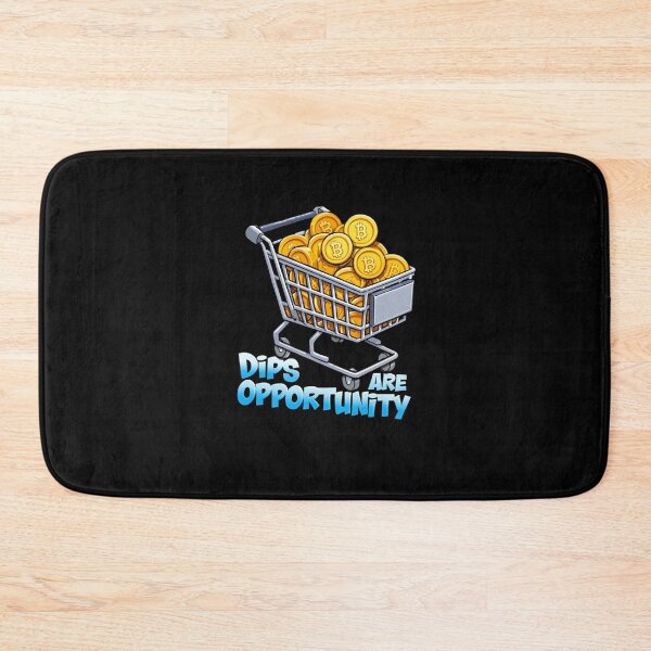 Item preview, Bitcoin Dips Are Opportunity Graffiti Design designed and sold by RadDeck.