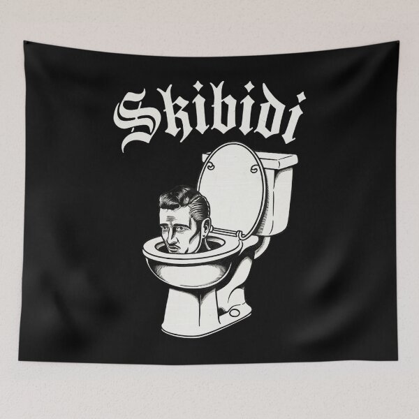 Item preview,  Skibidi Toilet Goth Black Metal designed and sold by HayleeBailey.