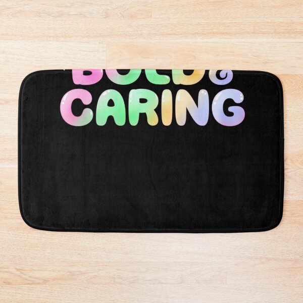Item preview, Bold & Caring in Pastel Rainbow designed and sold by NewmanArtFas.